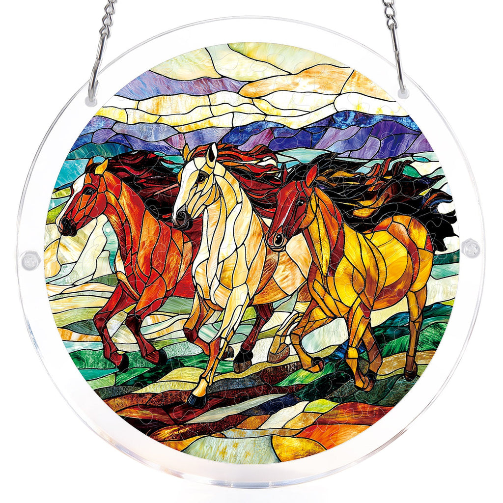 💥May Grand Sale|Up to 60% Off💥Wild Gallop Light Suncatcher-Acrylic Window Art