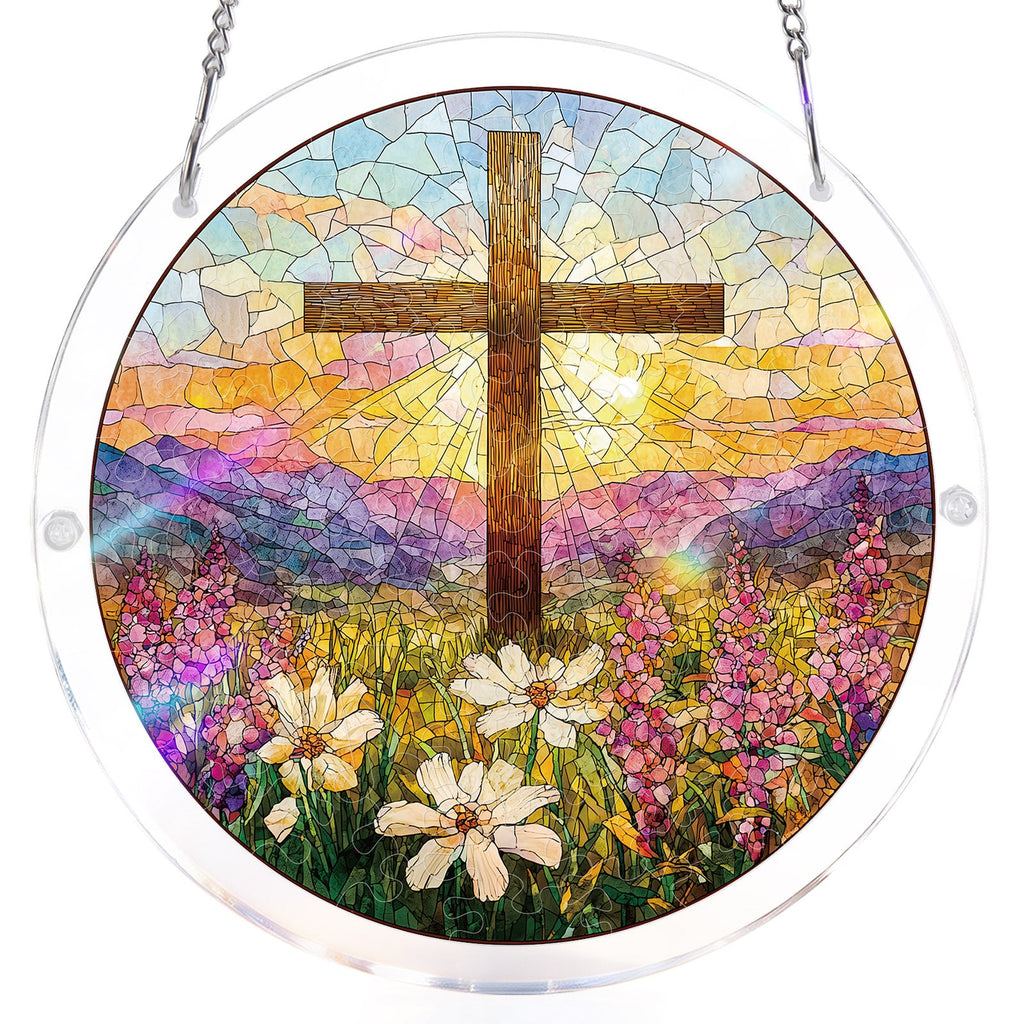 💥May Grand Sale|Up to 60% Off💥Garden of Holy Light Light Suncatcher-Acrylic Window Art