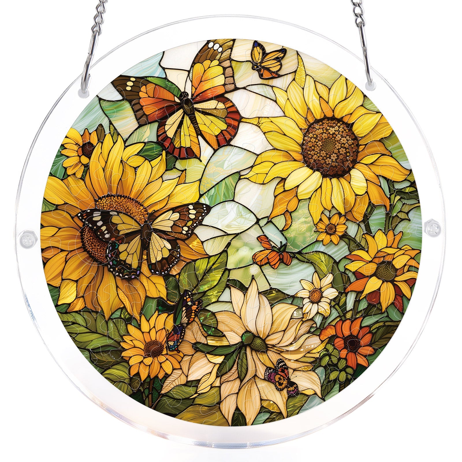 💥May Grand Sale|Up to 60% Off💥Sunflower Whispers Light Suncatcher-Acrylic Window Art