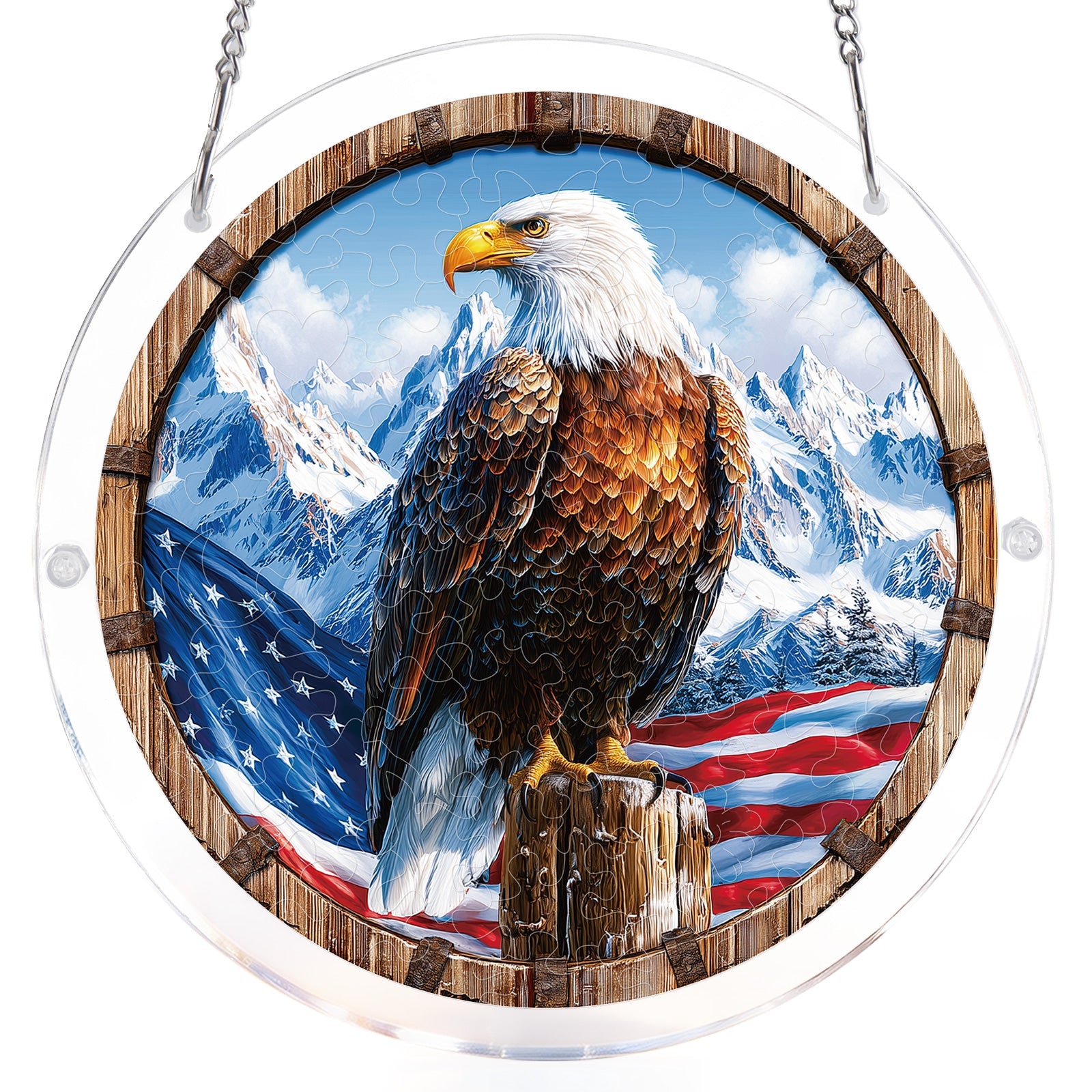 💥May Grand Sale|Up to 60% Off💥Wings of Freedom Light Suncatcher-Acrylic Window Art