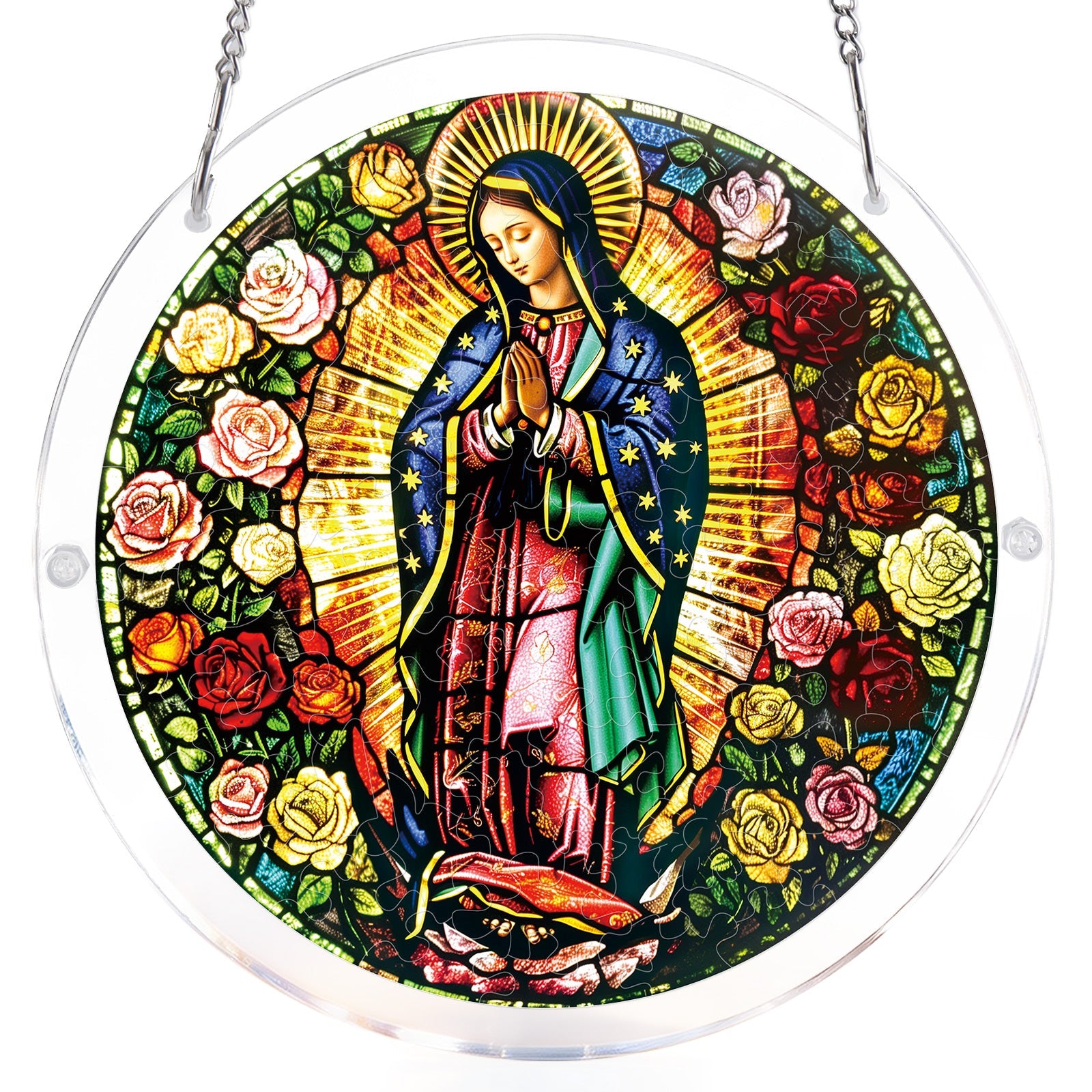 💥May Grand Sale|Up to 60% Off💥Light of Prayer Light Suncatcher-Acrylic Window Art