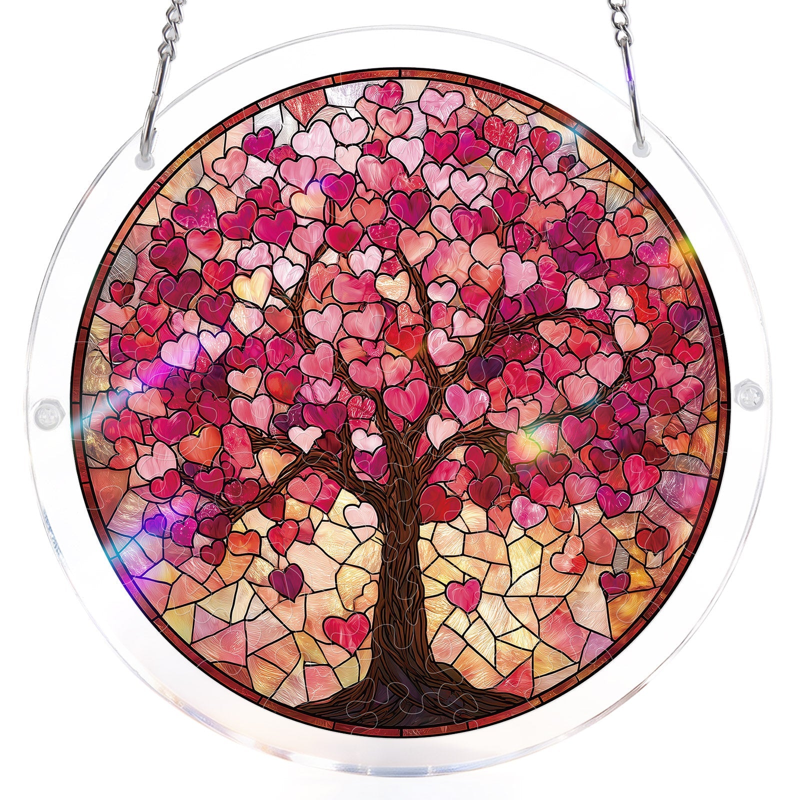 💥May Grand Sale|Up to 60% Off💥Branches of Love Light Suncatcher-Acrylic Window Art