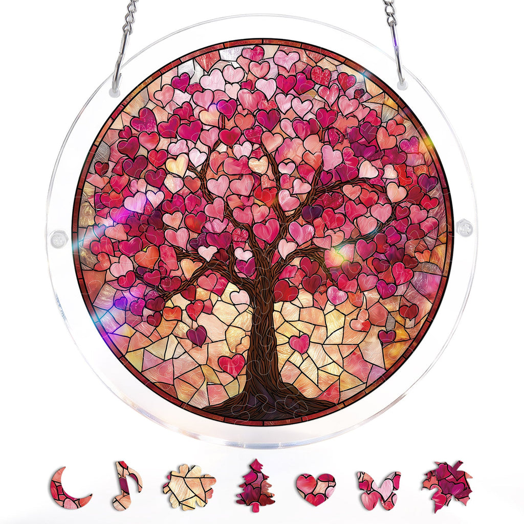 💥May Grand Sale|Up to 60% Off💥Branches of Love Light Suncatcher-Acrylic Window Art