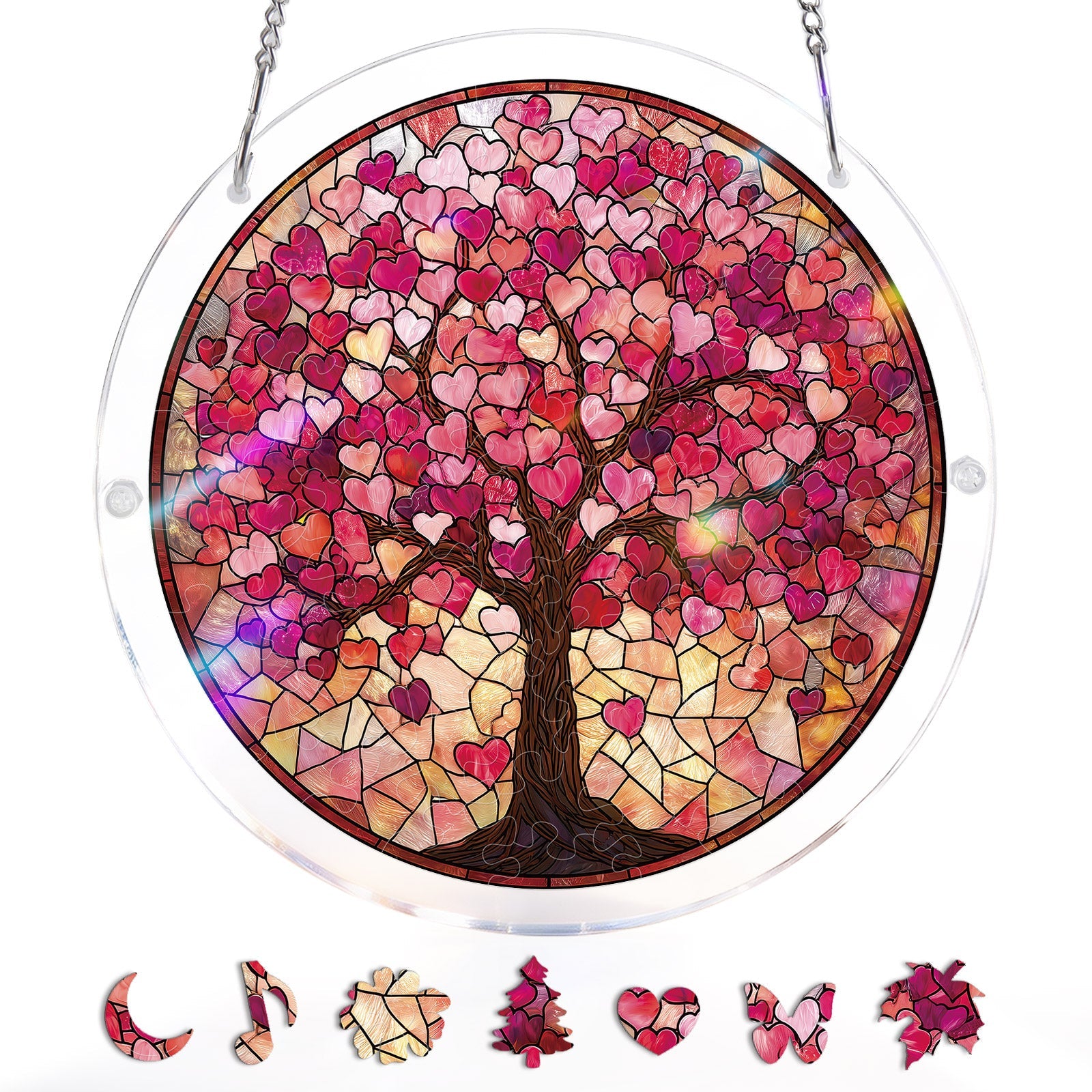 💥May Grand Sale|Up to 60% Off💥Branches of Love Light Suncatcher-Acrylic Window Art