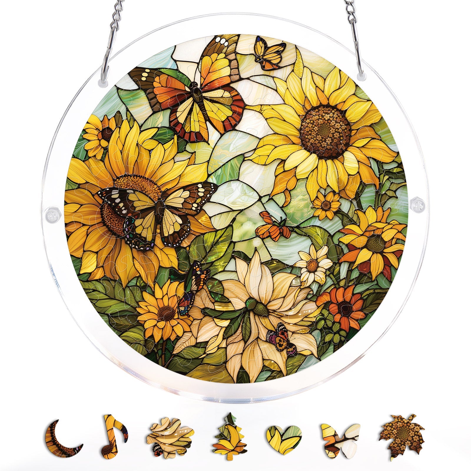 💥May Grand Sale|Up to 60% Off💥Sunflower Whispers Light Suncatcher-Acrylic Window Art