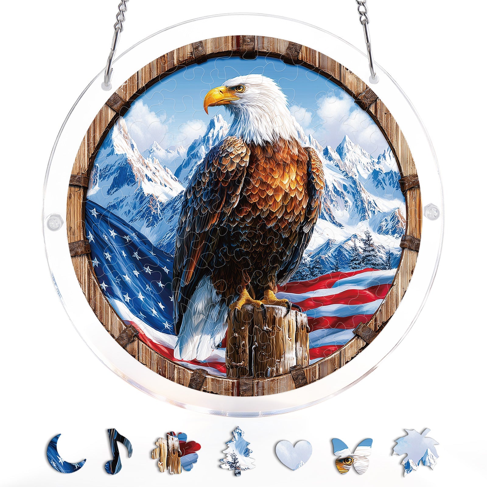 💥May Grand Sale|Up to 60% Off💥Wings of Freedom Light Suncatcher-Acrylic Window Art