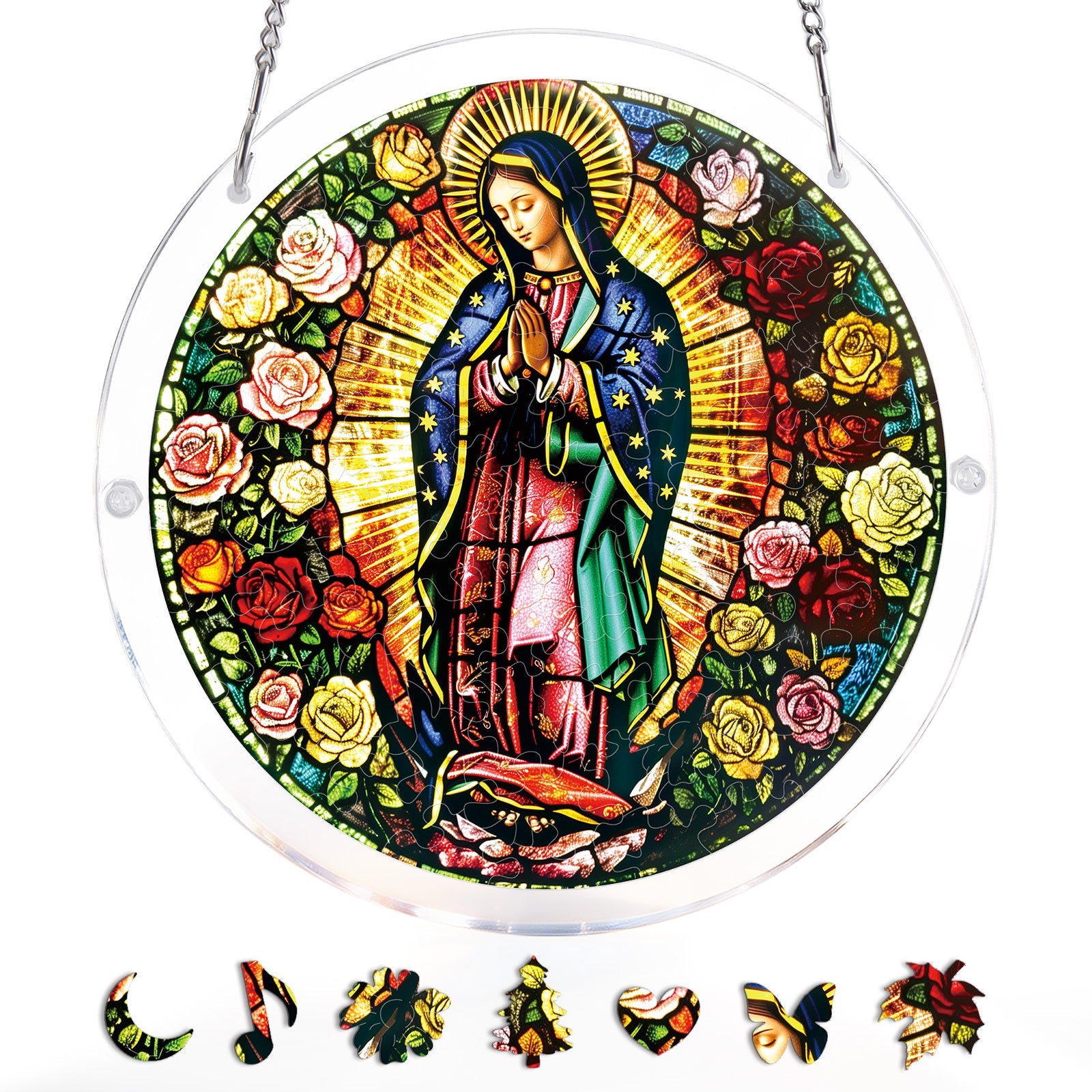 💥May Grand Sale|Up to 60% Off💥Light of Prayer Light Suncatcher-Acrylic Window Art