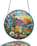 💥May Grand Sale|Up to 60% Off💥Acrylic Jigsaw Puzzle Suncatcher - Desert Sunrise