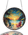 💥May Grand Sale|Up to 60% Off💥Acrylic Jigsaw Puzzle Suncatcher - Tropical Sunset