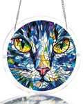💥May Grand Sale|Up to 60% Off💥Mosaic Cat Light Suncatcher-Acrylic Window Art