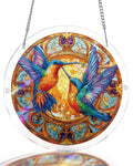 💥May Grand Sale|Up to 60% Off💥Twin Wings of Radiance Light Suncatcher-Acrylic Window Art