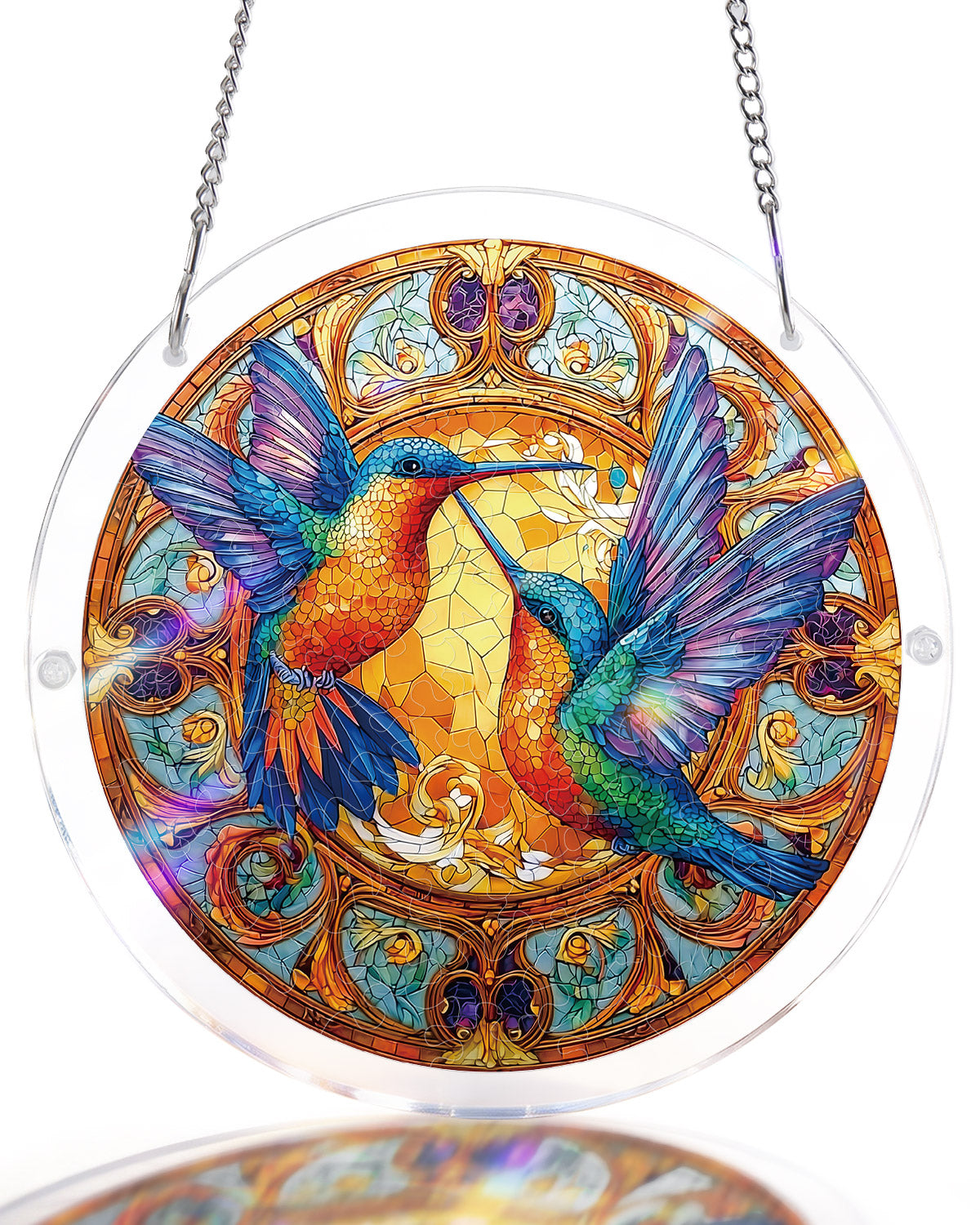💥May Grand Sale|Up to 60% Off💥Twin Wings of Radiance Light Suncatcher-Acrylic Window Art