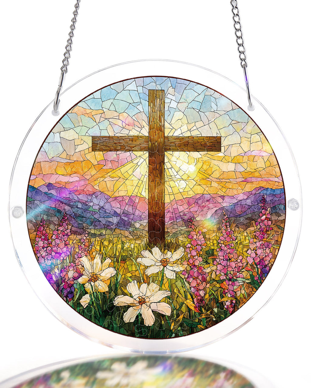 💥May Grand Sale|Up to 60% Off💥Garden of Holy Light Light Suncatcher-Acrylic Window Art