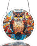 💥May Grand Sale|Up to 60% Off💥Autumn Owl Light Suncatcher-Acrylic Window Art