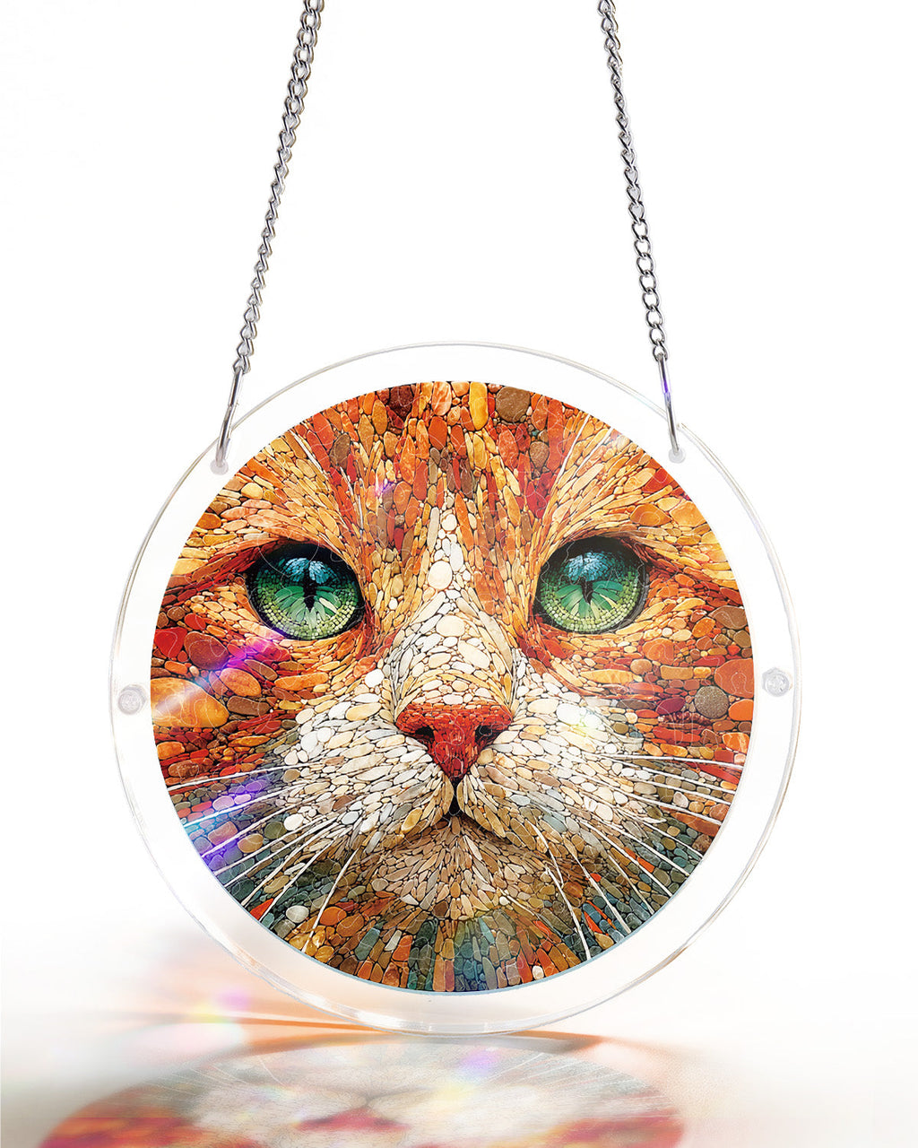 💥May Grand Sale|Up to 60% Off💥Stone Cat Light Suncatcher-Acrylic Window Art