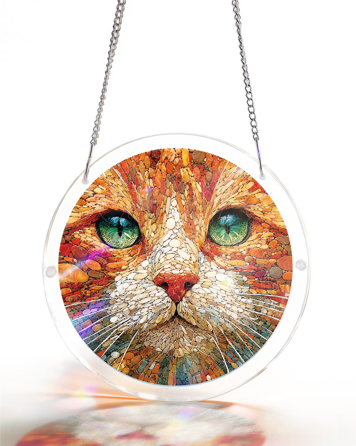 💥May Grand Sale|Up to 60% Off💥Stone Cat Light Suncatcher-Acrylic Window Art