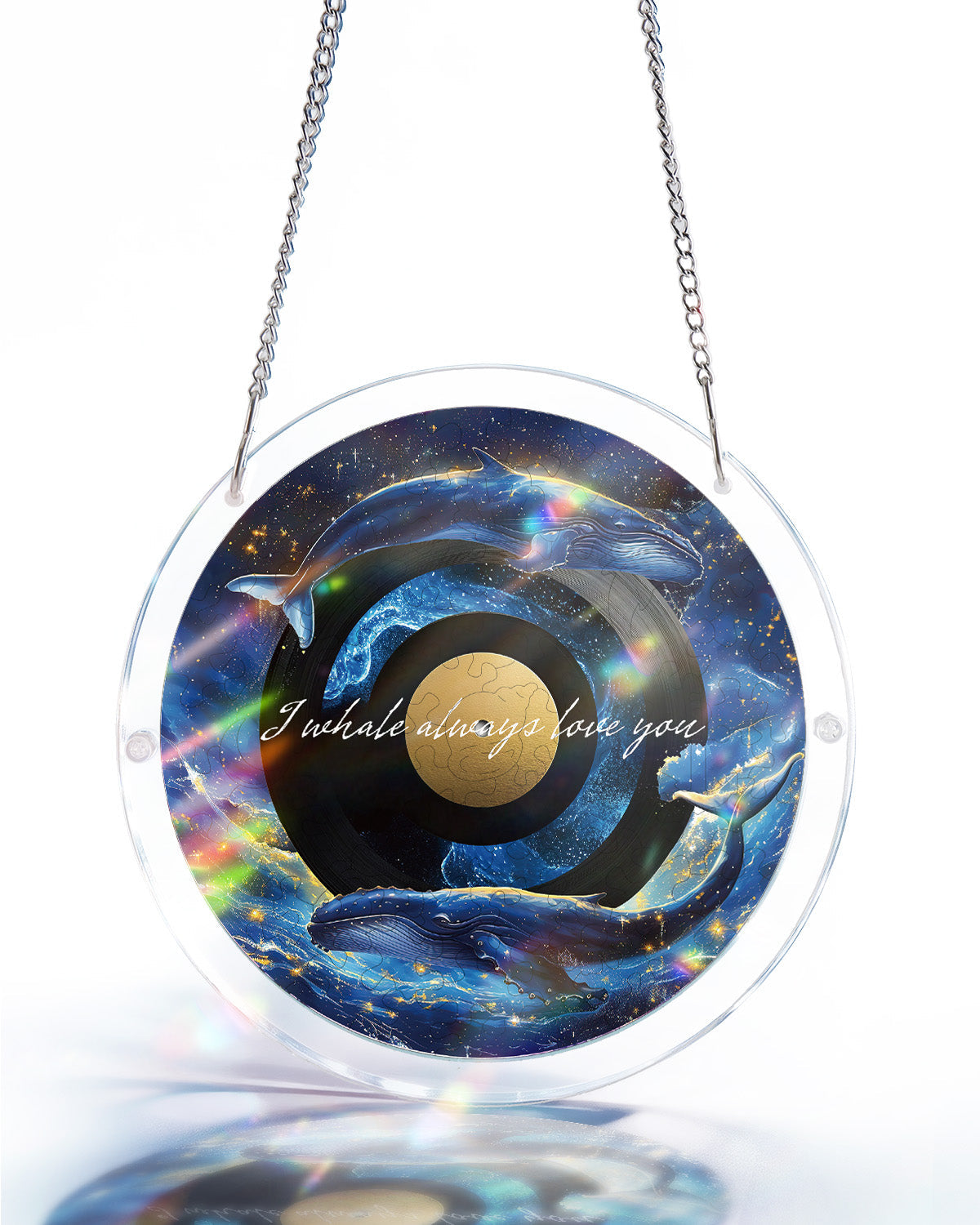 💥May Grand Sale|Up to 60% Off💥Galactic Whale Dream Light Suncatcher-Acrylic Window Art