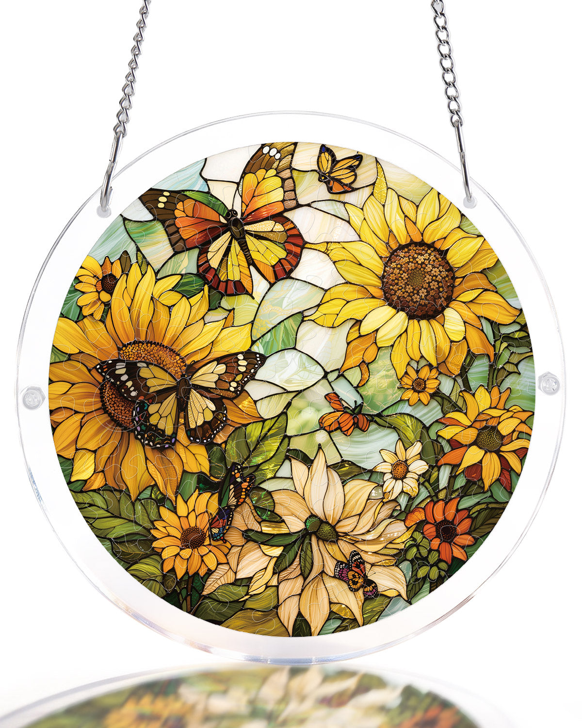 💥May Grand Sale|Up to 60% Off💥Sunflower Whispers Light Suncatcher-Acrylic Window Art