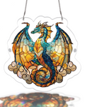 💥May Grand Sale|Up to 60% Off💥Oceanfire Dragon Light Suncatcher-Acrylic Window Art