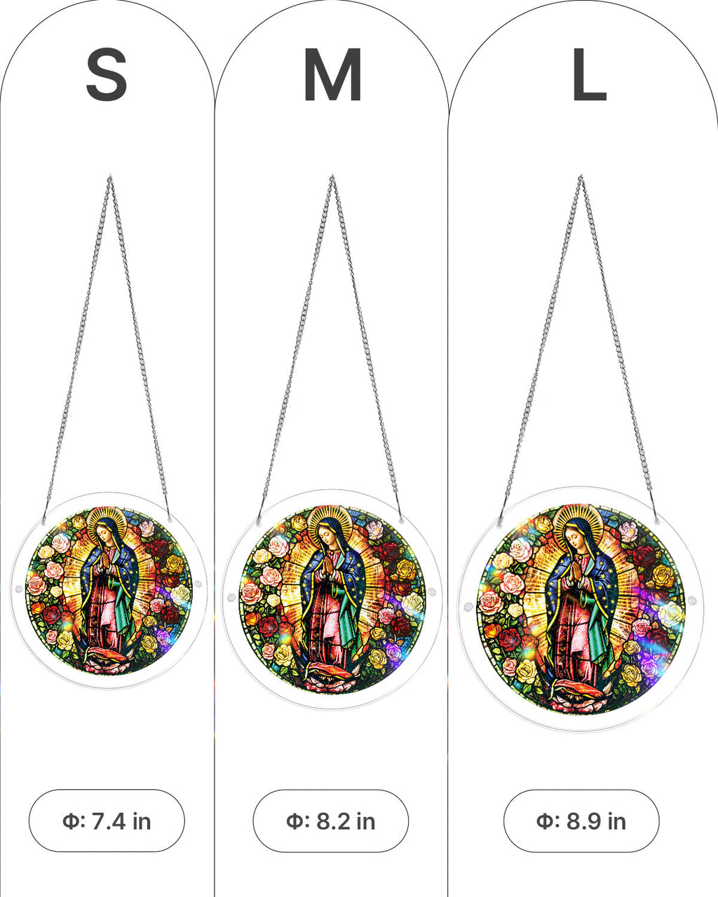 💥May Grand Sale|Up to 60% Off💥Light of Prayer Light Suncatcher-Acrylic Window Art