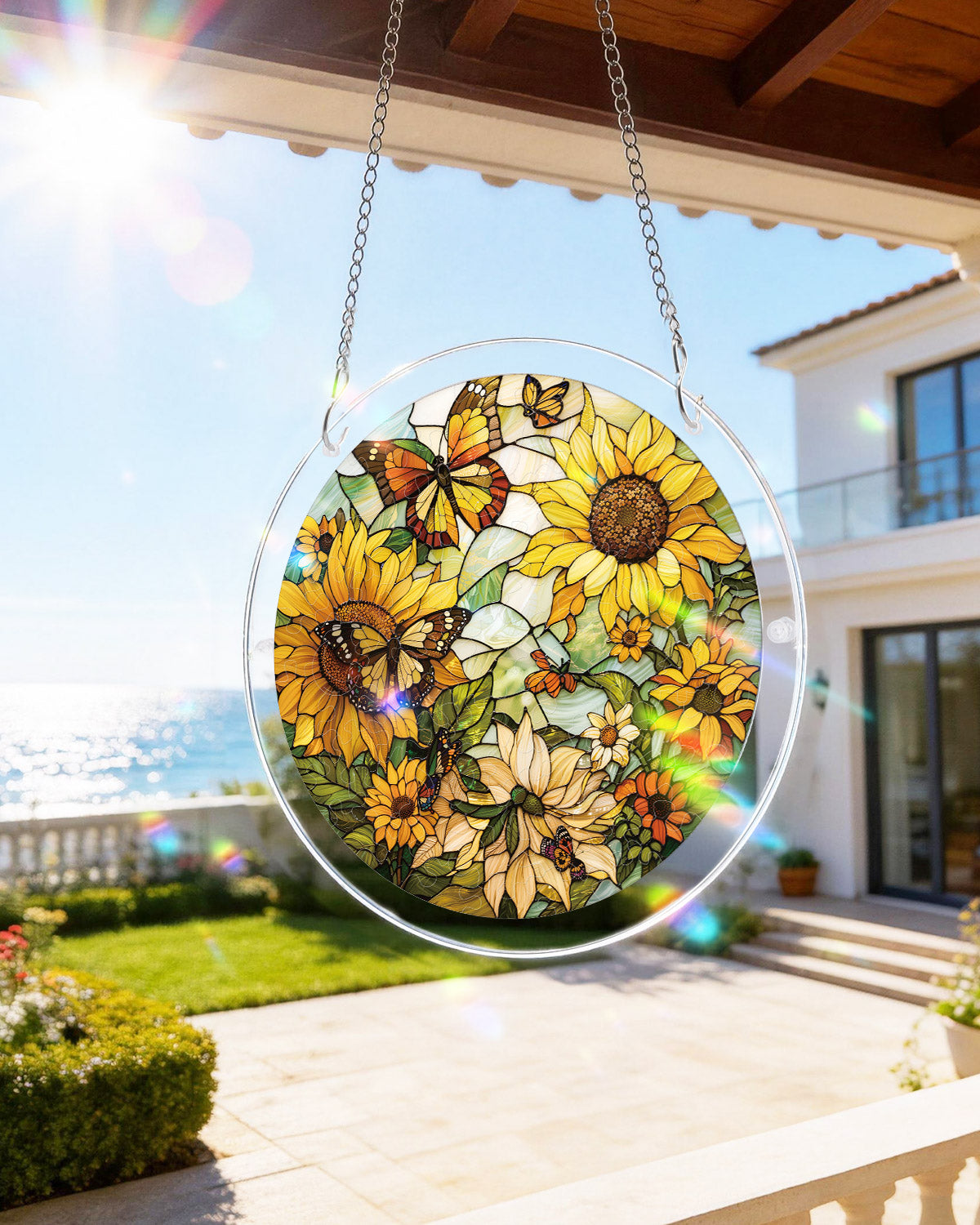 💥May Grand Sale|Up to 60% Off💥Sunflower Whispers Light Suncatcher-Acrylic Window Art