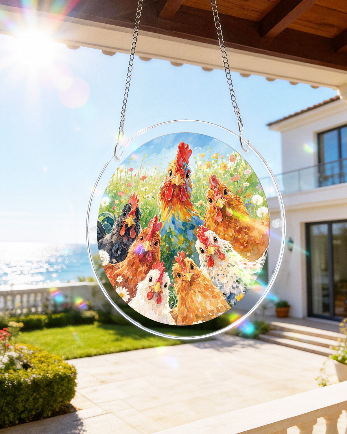 💥May Grand Sale|Up to 60% Off💥Morning in Bloom Light Suncatcher-Acrylic Window Art