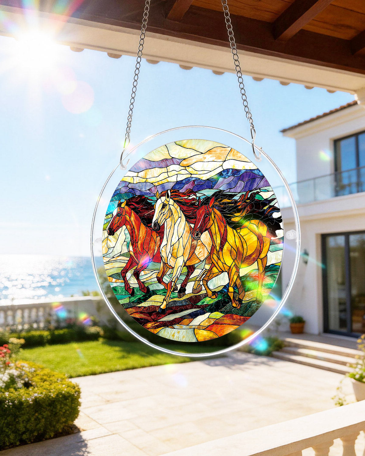 💥May Grand Sale|Up to 60% Off💥Wild Gallop Light Suncatcher-Acrylic Window Art