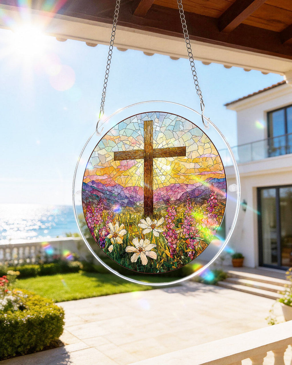 💥May Grand Sale|Up to 60% Off💥Garden of Holy Light Light Suncatcher-Acrylic Window Art