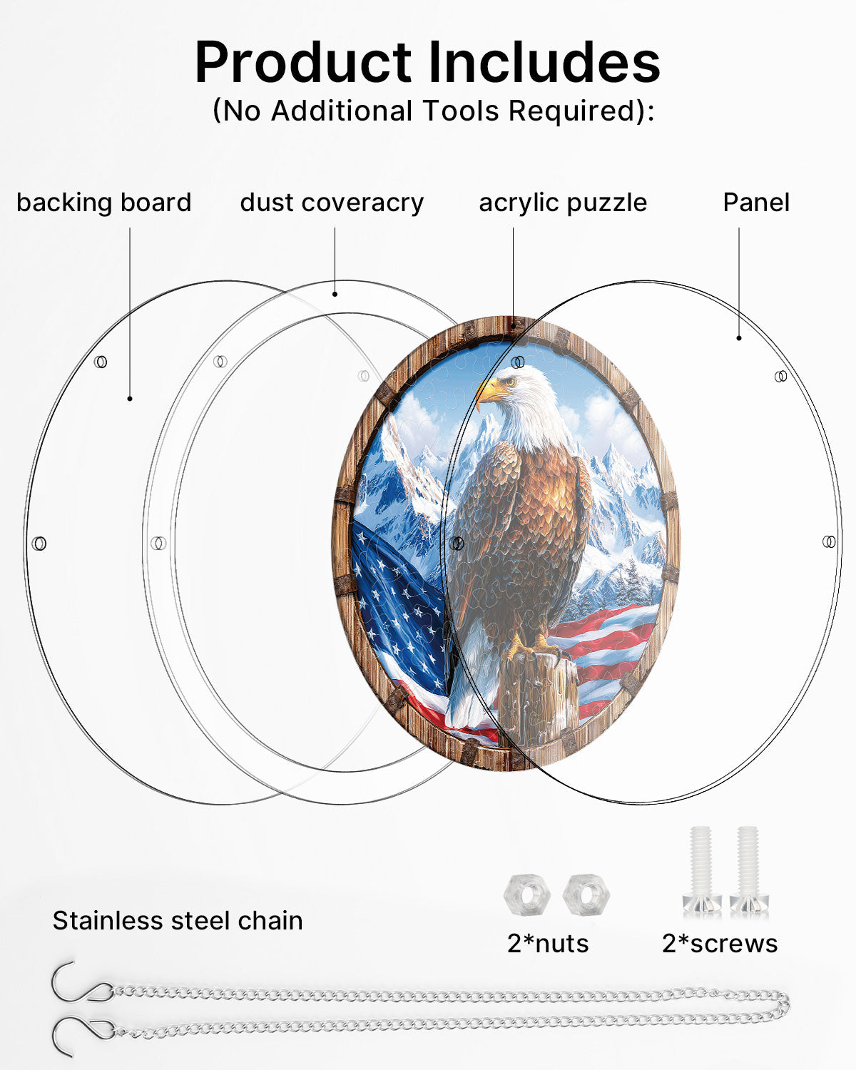 💥May Grand Sale|Up to 60% Off💥Wings of Freedom Light Suncatcher-Acrylic Window Art
