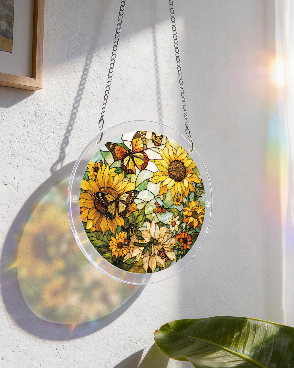 💥May Grand Sale|Up to 60% Off💥Sunflower Whispers Light Suncatcher-Acrylic Window Art