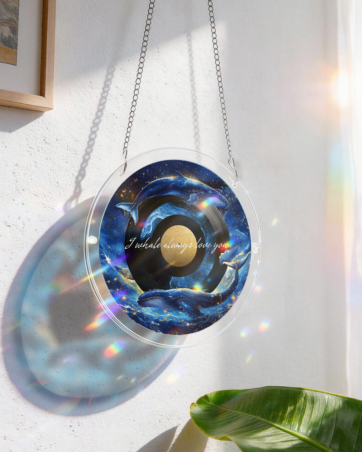 💥May Grand Sale|Up to 60% Off💥Galactic Whale Dream Light Suncatcher-Acrylic Window Art