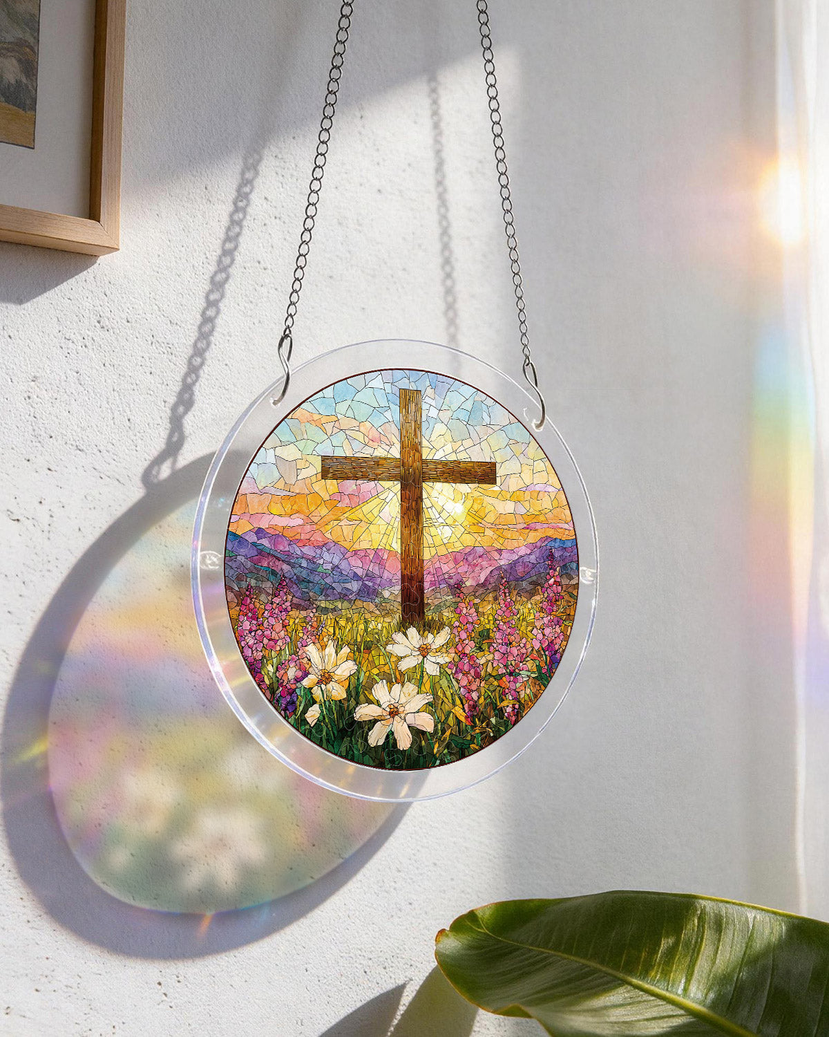 💥May Grand Sale|Up to 60% Off💥Garden of Holy Light Light Suncatcher-Acrylic Window Art
