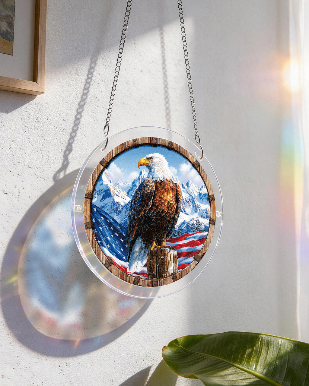 💥May Grand Sale|Up to 60% Off💥Wings of Freedom Light Suncatcher-Acrylic Window Art