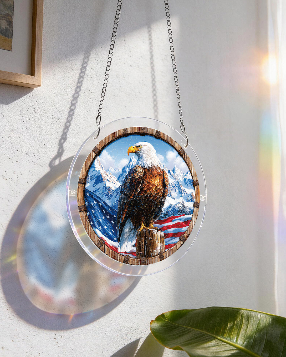 💥May Grand Sale|Up to 60% Off💥Wings of Freedom Light Suncatcher-Acrylic Window Art
