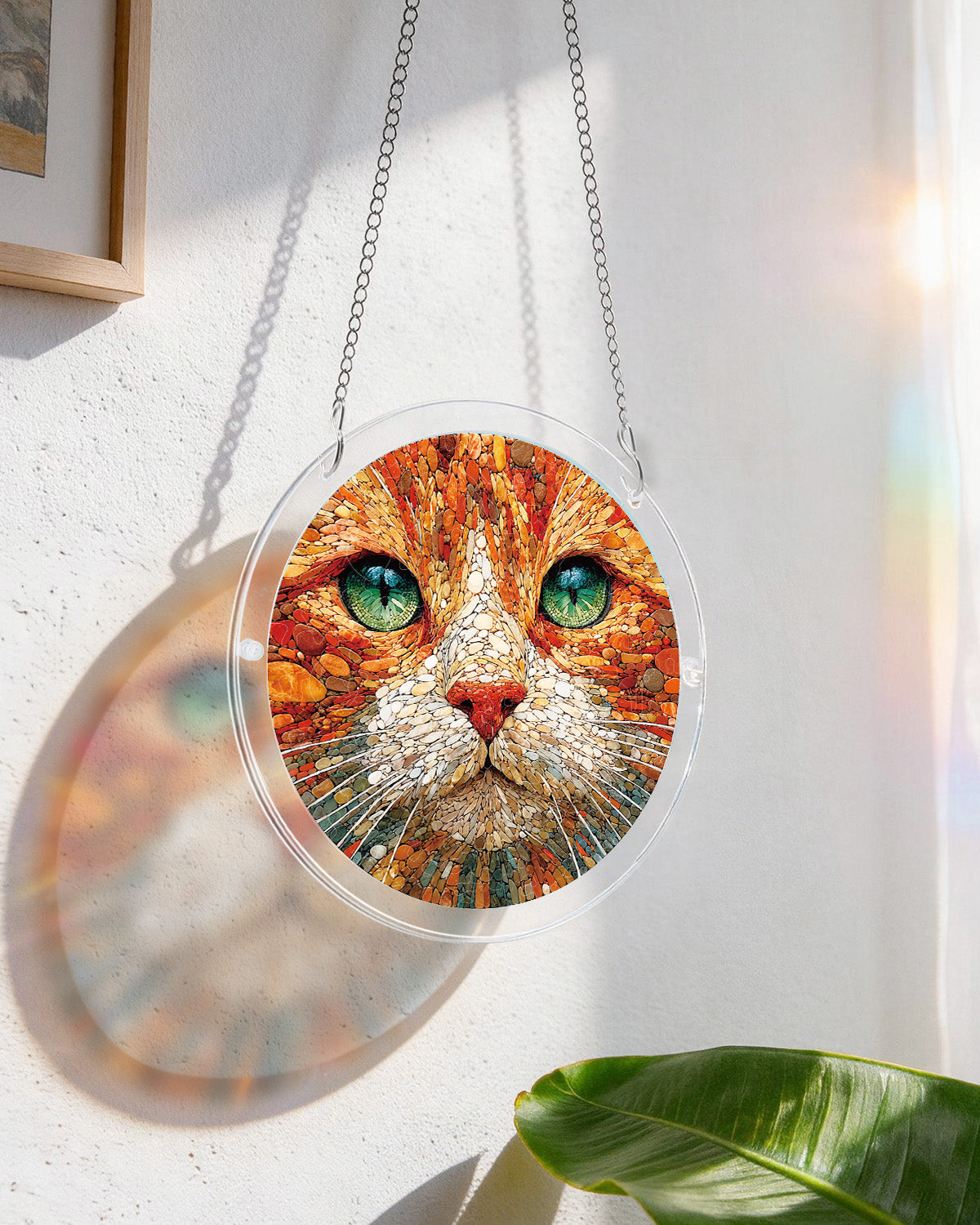 💥May Grand Sale|Up to 60% Off💥Stone Cat Light Suncatcher-Acrylic Window Art