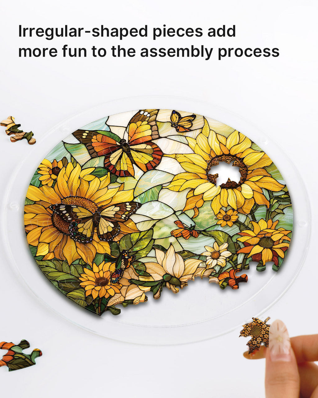 💥May Grand Sale|Up to 60% Off💥Sunflower Whispers Light Suncatcher-Acrylic Window Art
