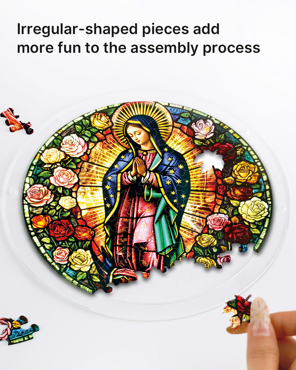 💥May Grand Sale|Up to 60% Off💥Light of Prayer Light Suncatcher-Acrylic Window Art