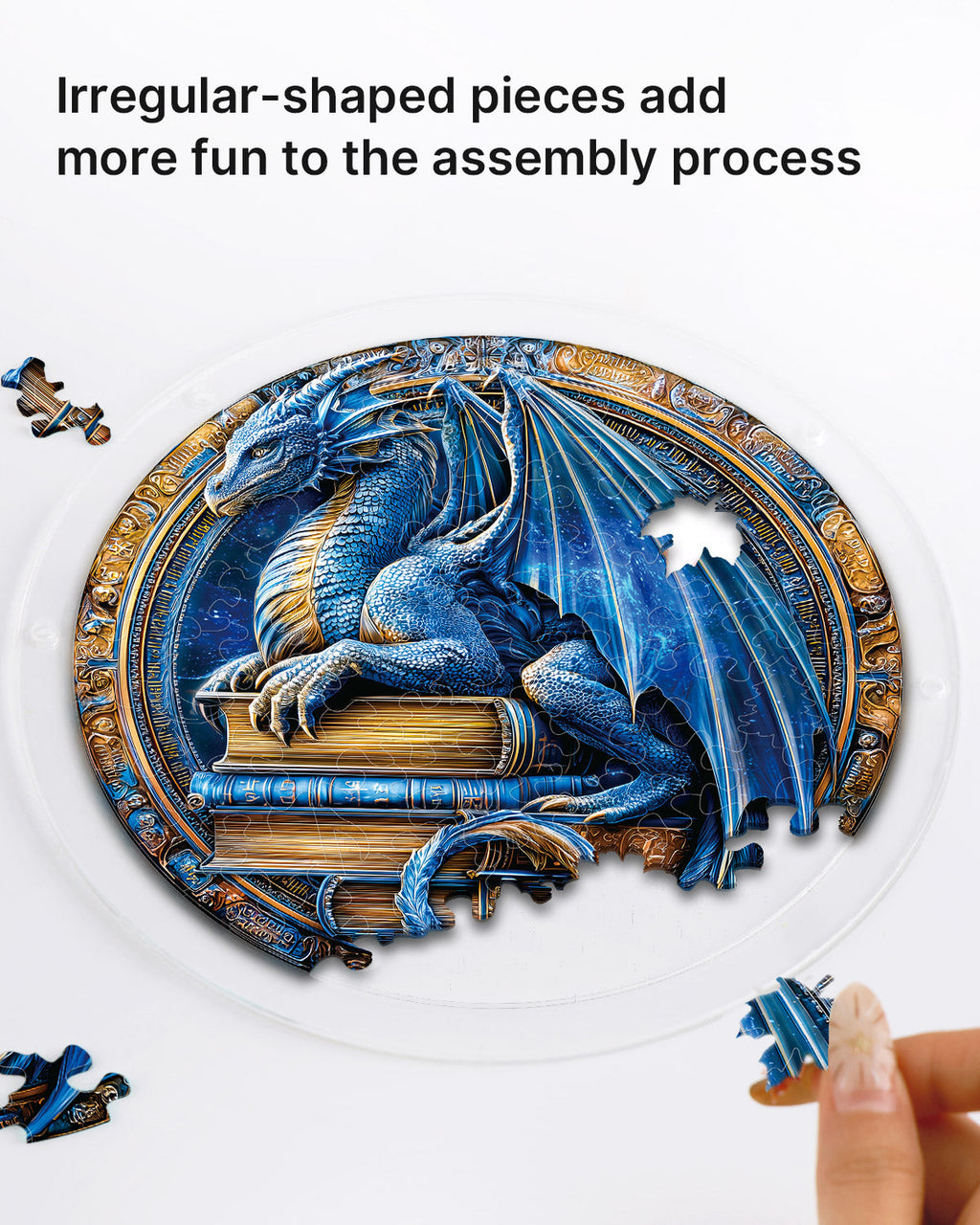 💥May Grand Sale|Up to 60% Off💥Dragon Realm Library Light Suncatcher-Acrylic Window Art