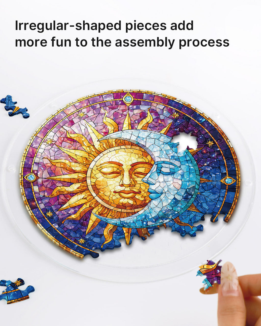 💥May Grand Sale|Up to 60% Off💥Sun and Moon in Harmony Light Suncatcher-Acrylic Window Art