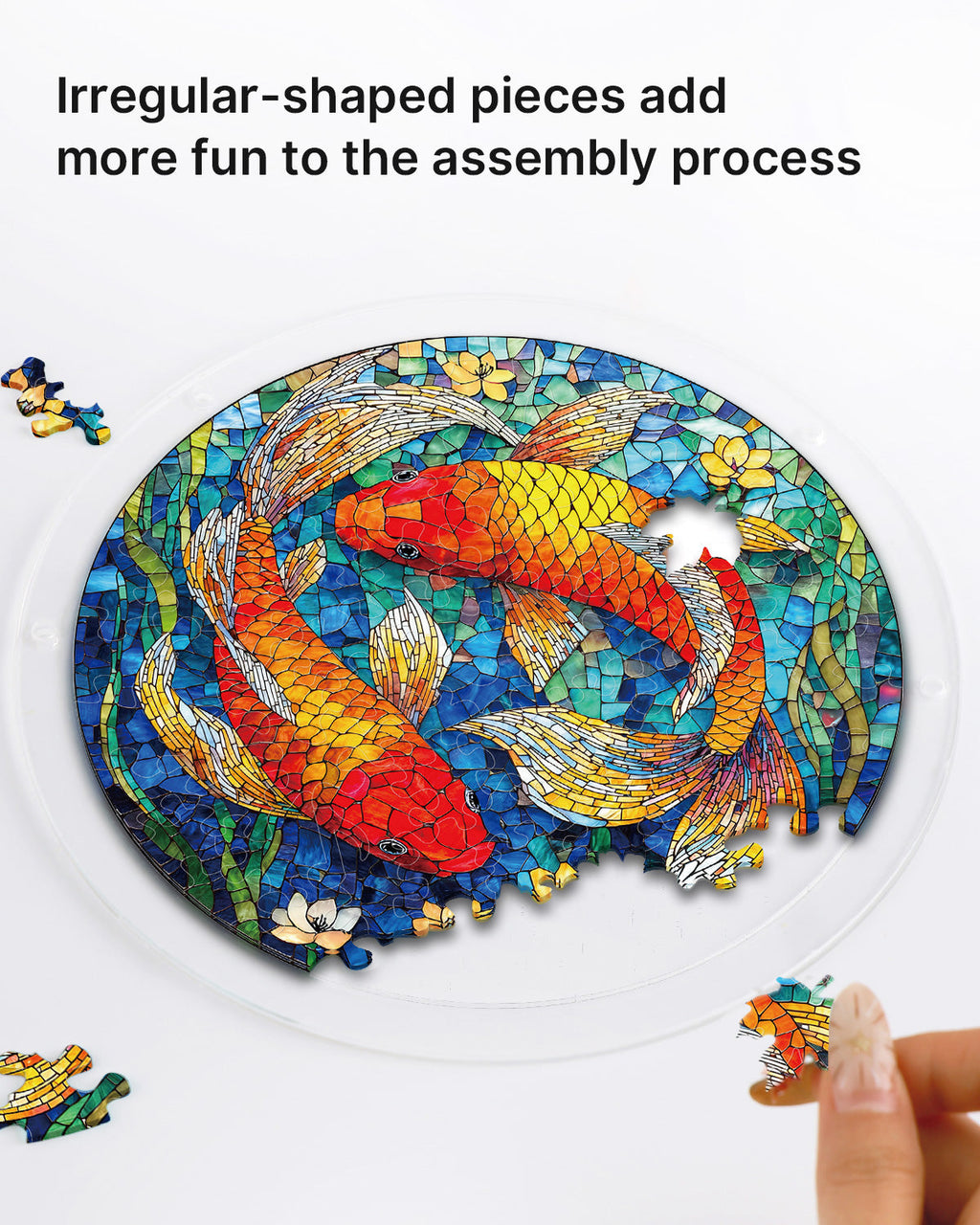 💥May Grand Sale|Up to 60% Off💥Koi Dream Pond Light Suncatcher-Acrylic Window Art