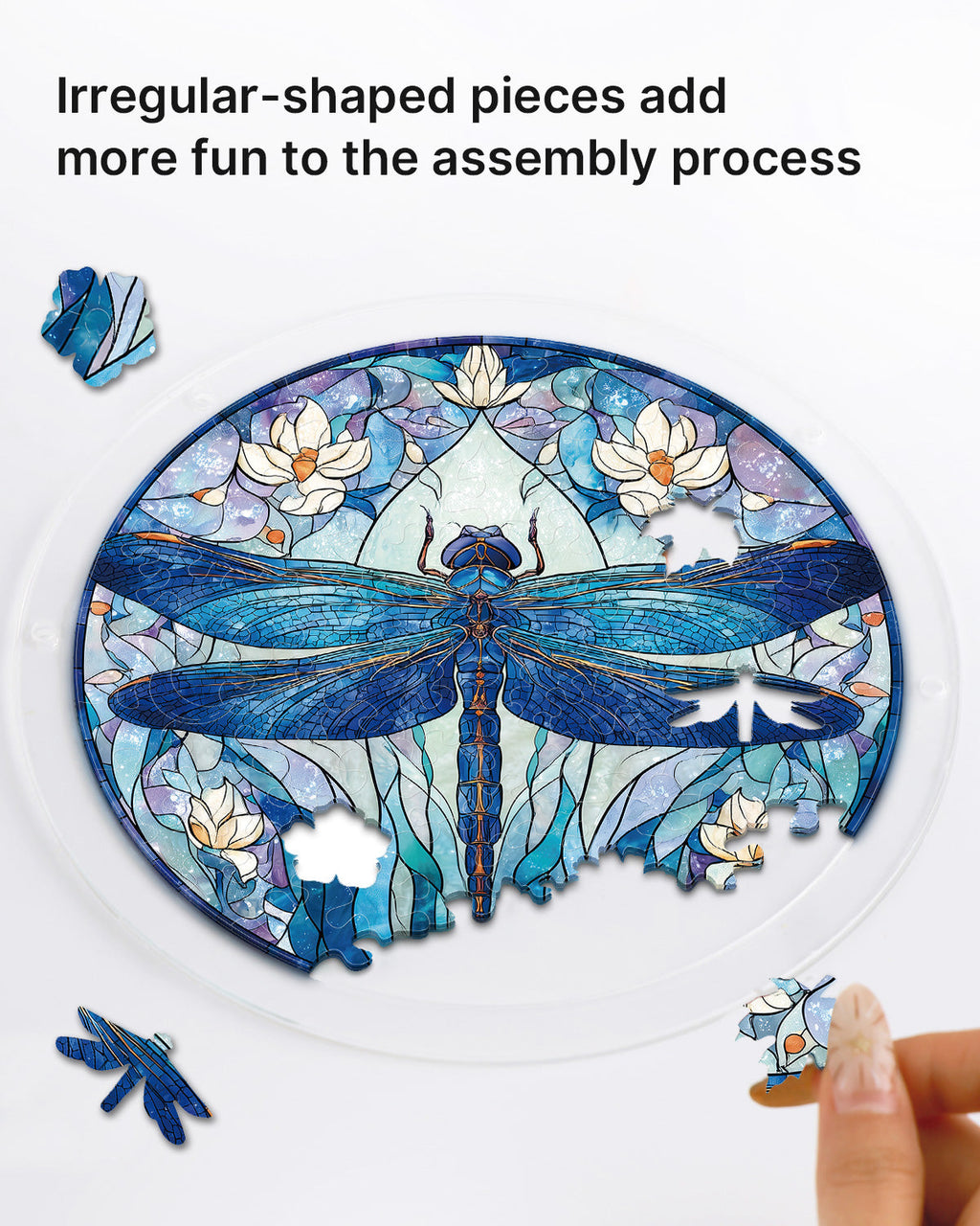 💥May Grand Sale|Up to 60% Off💥Moonlit Dragonfly Light Suncatcher-Acrylic Window Art