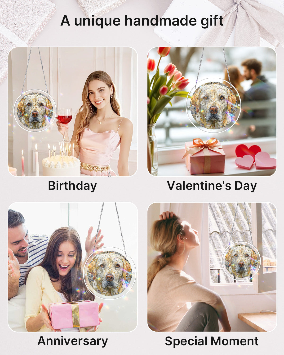 💥May Grand Sale|Up to 60% Off💥Stone Dog Light Suncatcher-Acrylic Window Art