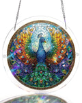 💥May Grand Sale|Up to 60% Off💥Acrylic Jigsaw Puzzle Suncatcher - Peacock of Radiance