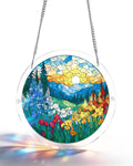 💥May Grand Sale|Up to 60% Off💥Acrylic Jigsaw Puzzle Suncatcher - Dawn Blossom Sea