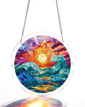 💥May Grand Sale|Up to 60% Off💥Acrylic Jigsaw Puzzle Suncatcher - Golden Tide